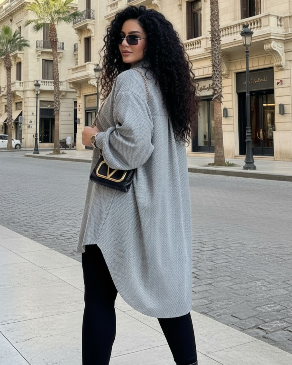 شميز  أوفر سايز – استرس