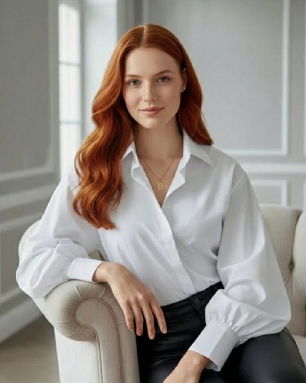 شميز بيزك أبيض – كم بامب